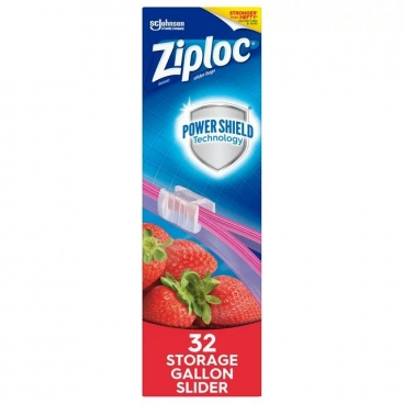 Ziploc Storage Slider Gallon 32 Count